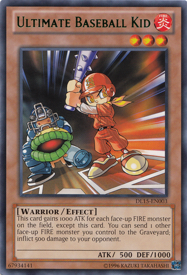 Ultimate Baseball Kid (Green) [DL15-EN003] Rare 