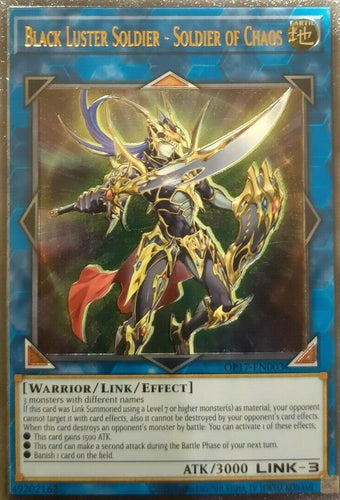 Black Luster Soldier - Soldier of Chaos [OP17-EN003] Ultimate Rare 