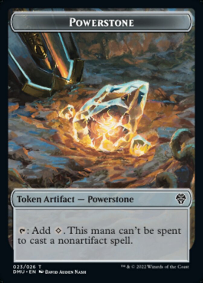Soldier // Powerstone Double-Sided Token [Dominaria United Tokens] 