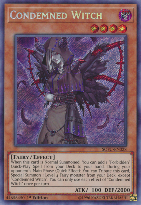 Condemned Witch [SOFU-EN028] Secret Rare 