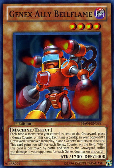 Genex Ally Bellflame [HA04-EN038] Super Rare 