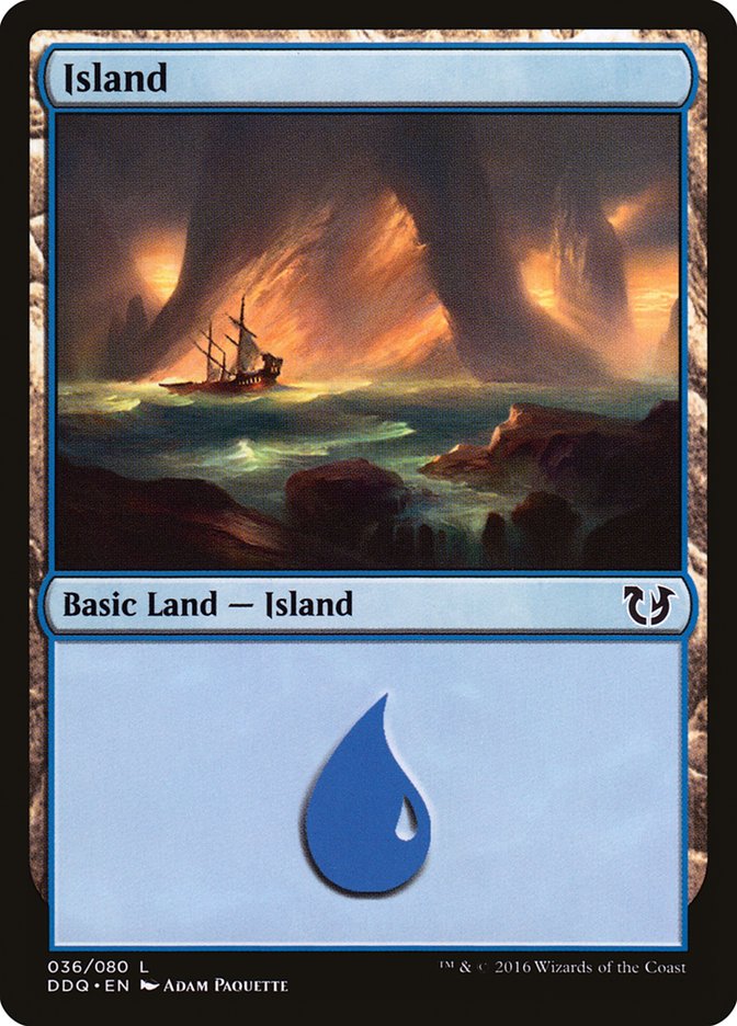 Island (36) [Duel Decks: Blessed vs. Cursed] 