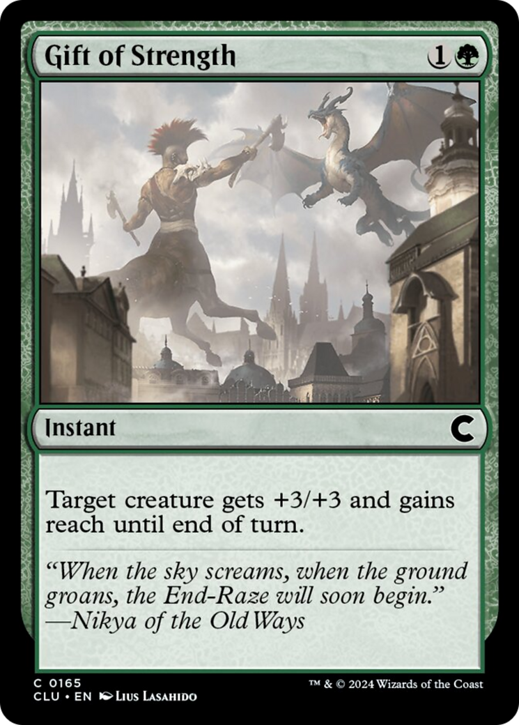 Gift of Strength [Ravnica: Clue Edition] 