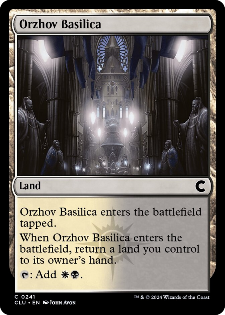 Orzhov Basilica [Ravnica: Clue Edition] 