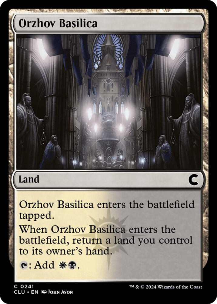 Orzhov Basilica [Ravnica: Clue Edition] 