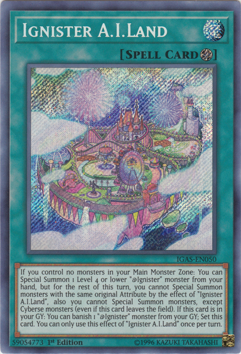Ignister AILand [IGAS-EN050] Secret Rare 