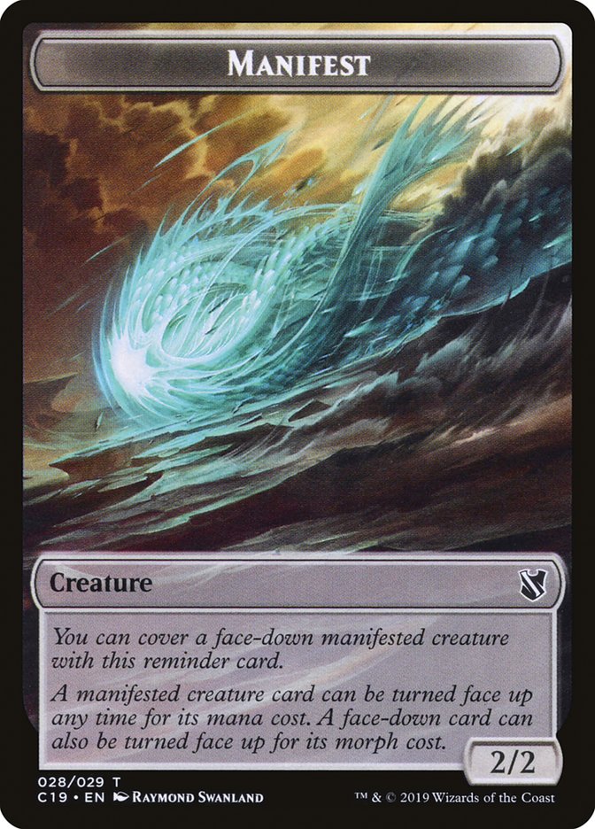 Manifest [Commander 2019 Tokens] 