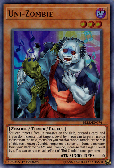 Uni-Zombie [BLRR-EN074] Ultra Rare 