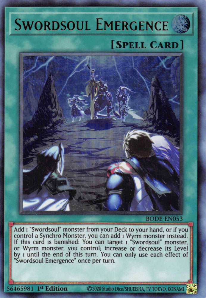 Swordsoul Emergence [BODE-EN053] Ultra Rare 