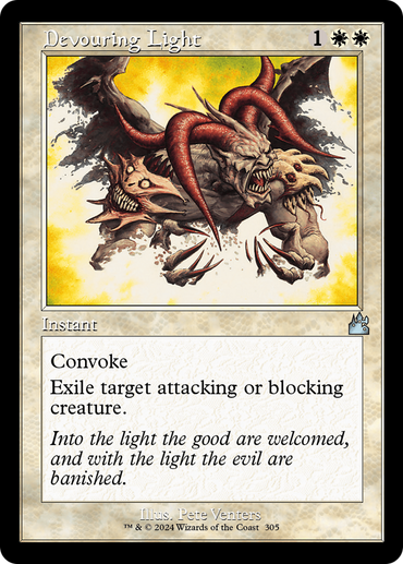 Devouring Light (Retro Frame) [Ravnica Remastered] 