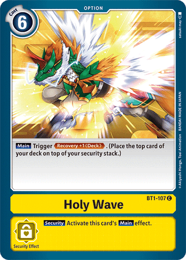 Holy Wave [BT1-107] [Release Special Booster Ver.1.5] 