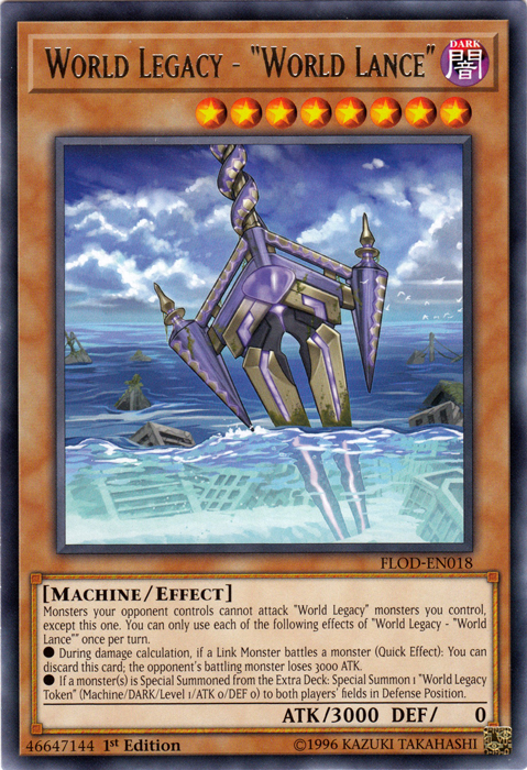 World Legacy - "World Lance" [FLOD-EN018] Rare 