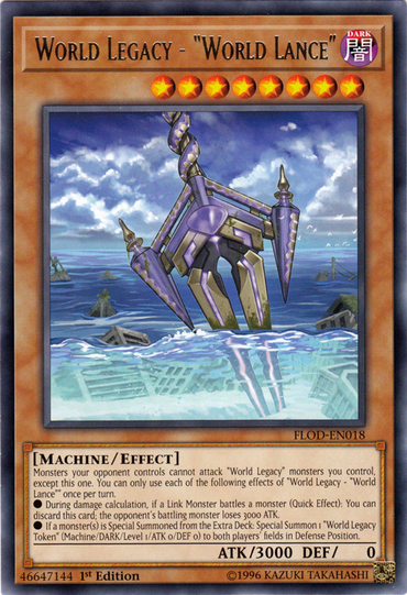 World Legacy - "World Lance" [FLOD-EN018] Rare 