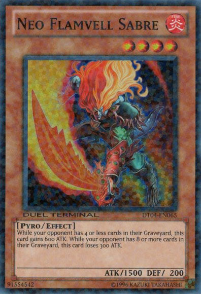 Neo Flamvell Saber [DT04-EN065] Super Rare 