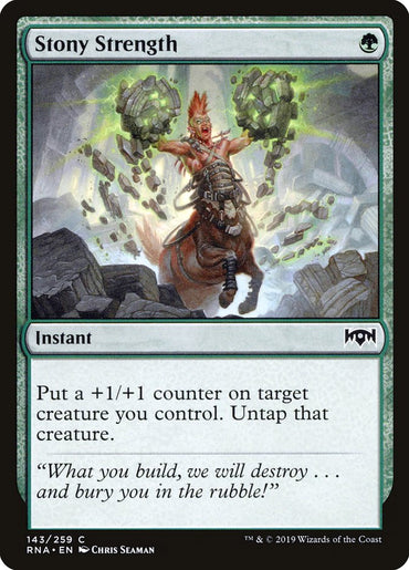 Stony Strength [Ravnica Allegiance]