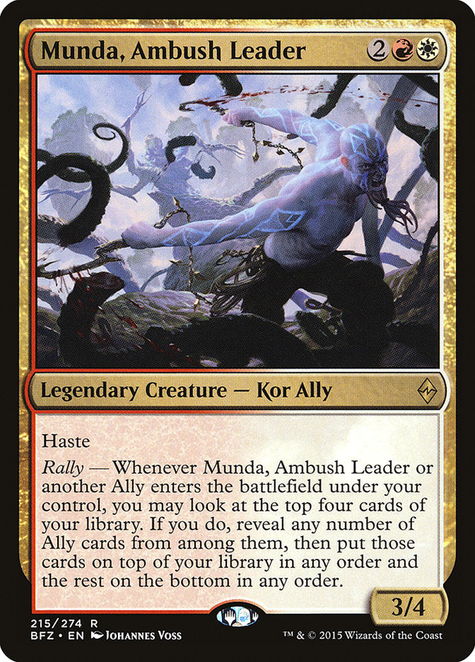 Munda, Ambush Leader [Battle for Zendikar] 