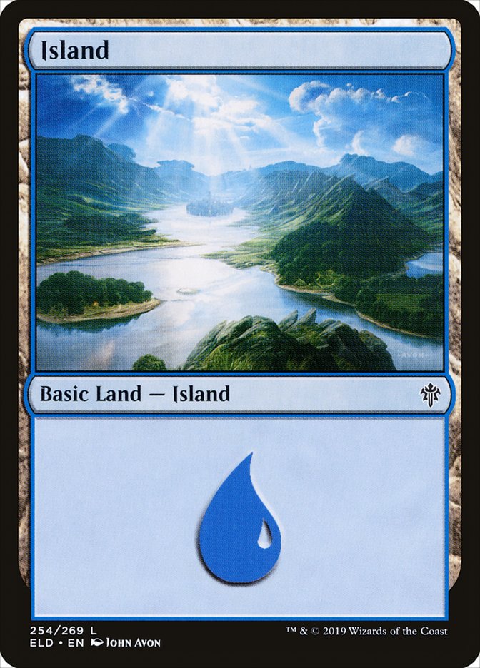 Island (254) [Throne of Eldraine] 