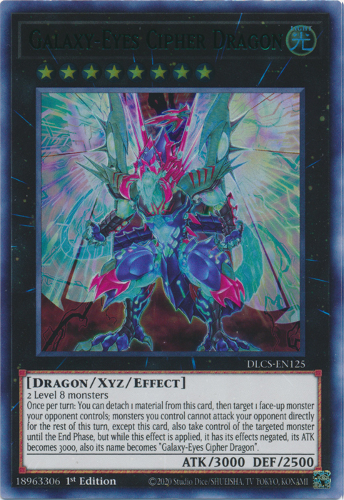 Galaxy-Eyes Cipher Dragon (Green) [DLCS-EN125] Ultra Rare 
