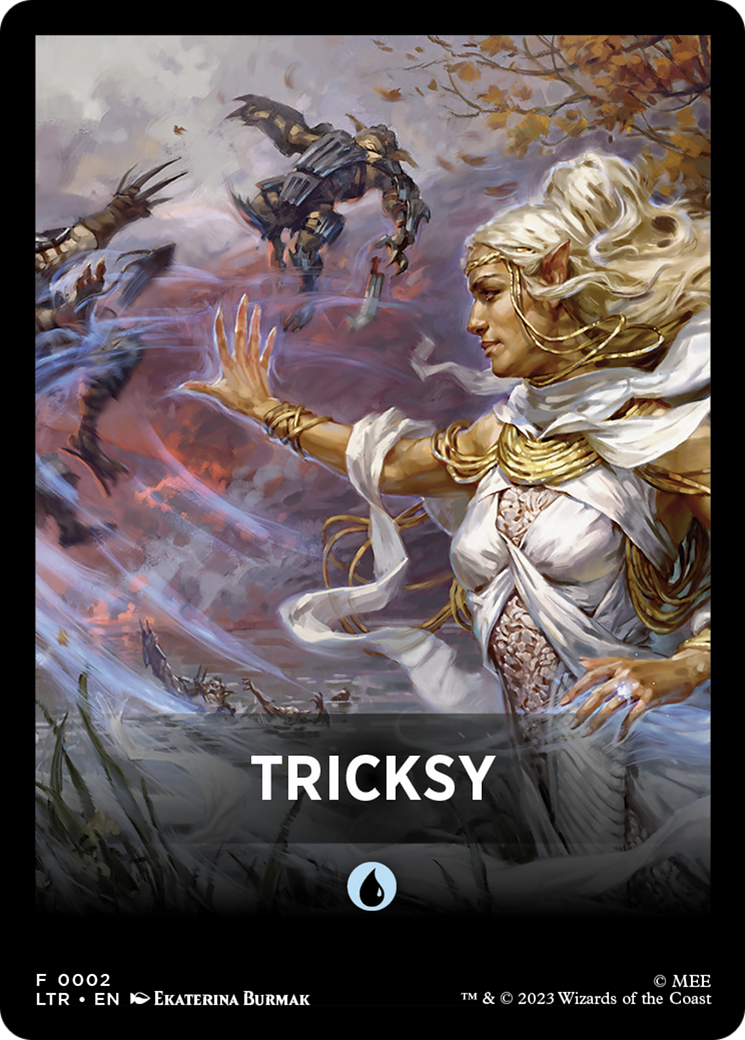 Tricksy Theme Card [The Lord of the Rings: Tales of Middle-Earth Tokens] 