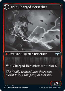 Voltaic Visionary // Volt-Charged Berserker [Innistrad: Double Feature] 