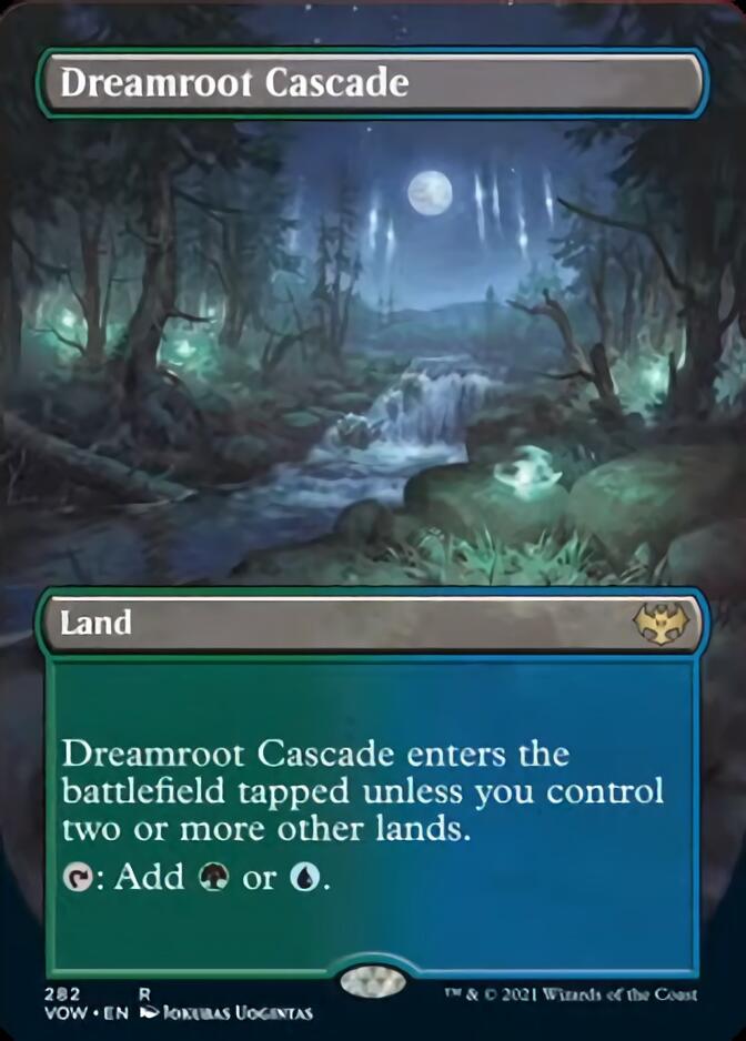 Dreamroot Cascade (Borderless Alternate Art) [Innistrad: Crimson Vow] 