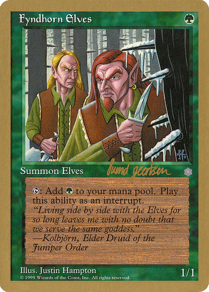 Fyndhorn Elves (Svend Geertsen) [World Championship Decks 1997] 