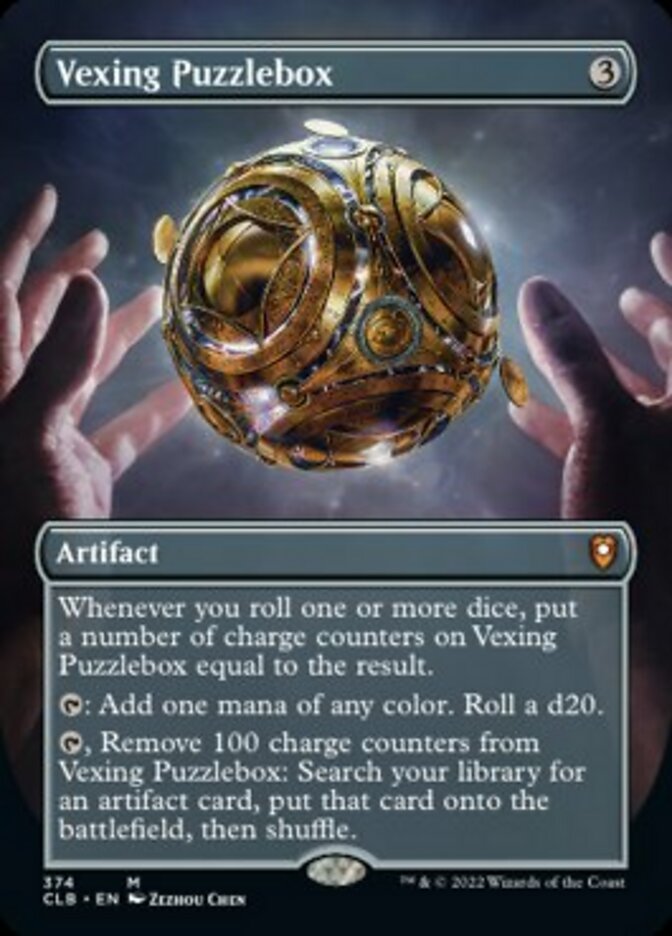 Vexing Puzzlebox (Borderless Alternate Art) [Commander Legends: Battle for Baldur's Gate] 