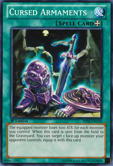 Cursed Armaments [BP02-EN159] Common 