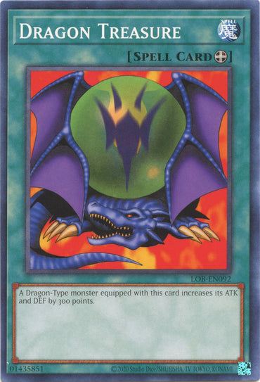 Dragon Treasure (25th Anniversary) [LOB-EN092] Common 
