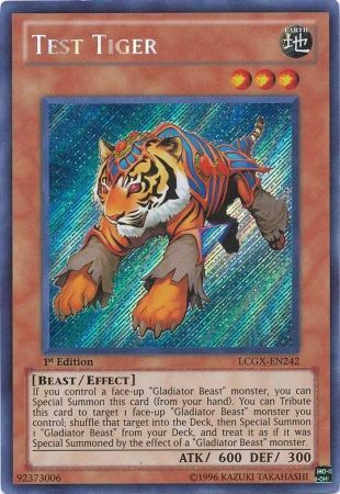 Test Tiger [LCGX-EN242] Secret Rare 