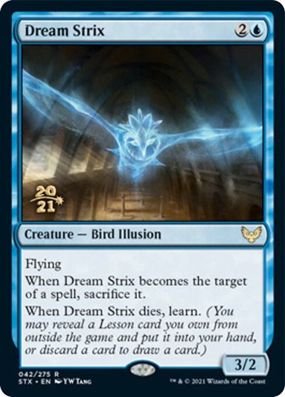 Dream Strix [Strixhaven: School of Mages Prerelease Promos] 