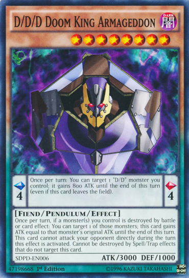 D/D/D Doom King Armageddon [SDPD-EN006] Common 