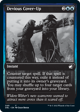 Devious Cover-Up [Innistrad: Double Feature] 