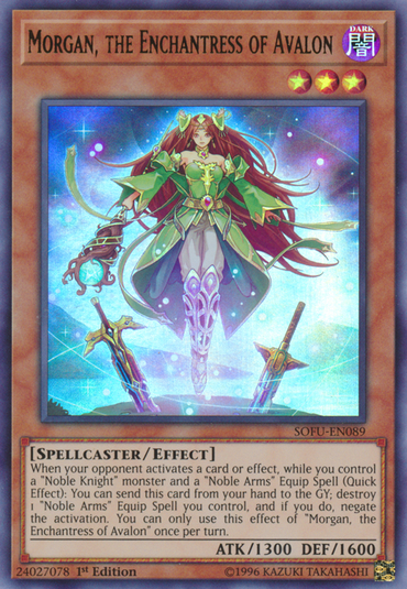 Morgan, the Enchantress of Avalon [SOFU-EN089] Ultra Rare 