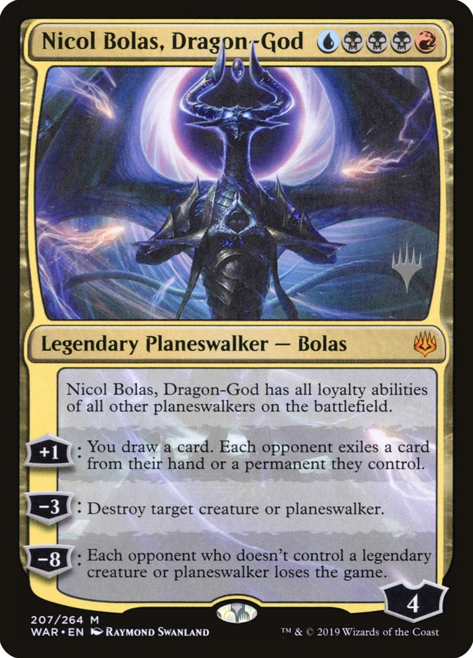 Nicol Bolas, Dragon-God (Promo Pack) [War of the Spark Promos]