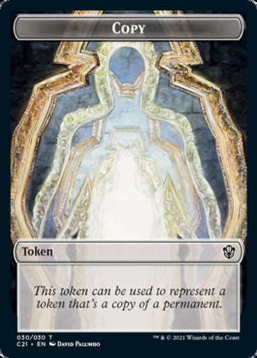 Copy // Fractal Double-Sided Token [Commander 2021 Tokens] 