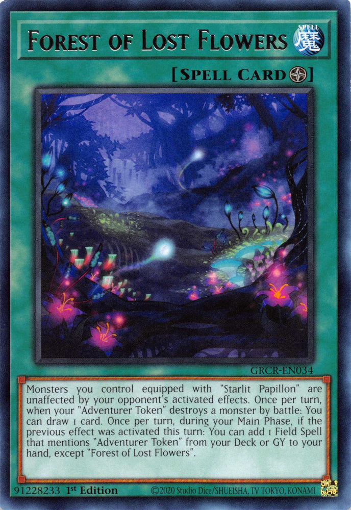Forest of Lost Flowers [GRCR-EN034] Rare 