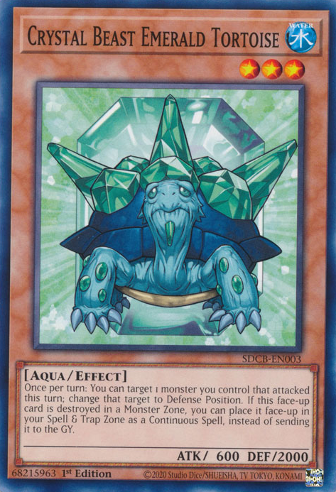 Crystal Beast Emerald Tortoise [SDCB-EN003] Common 