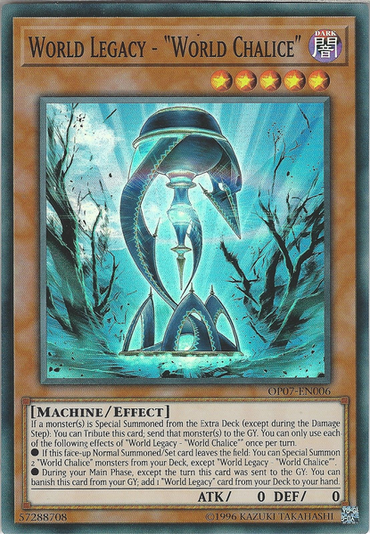 World Legacy - "World Chalice" [OP07-EN006] Super Rare 