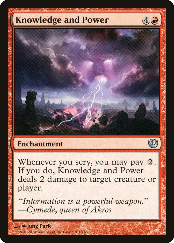 Knowledge and Power [Journey into Nyx] 