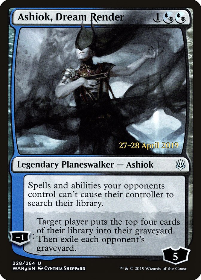 Ashiok, Dream Render [War of the Spark Prerelease Promos] 