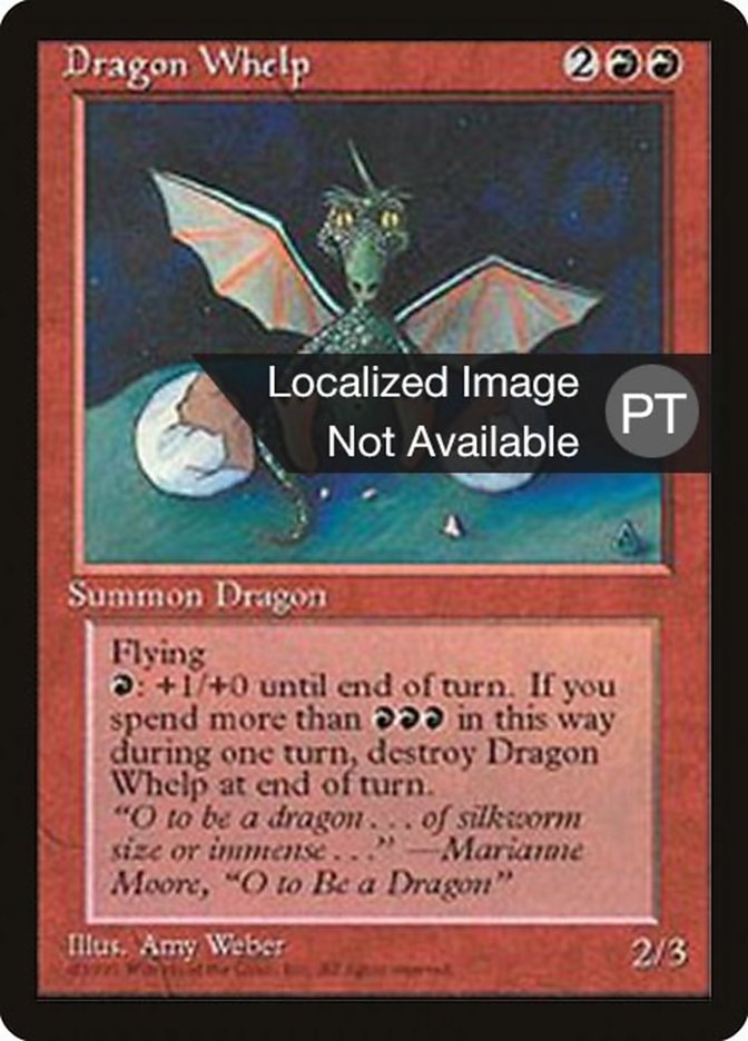 Dragon Whelp [Fourth Edition (Foreign Black Border)] 