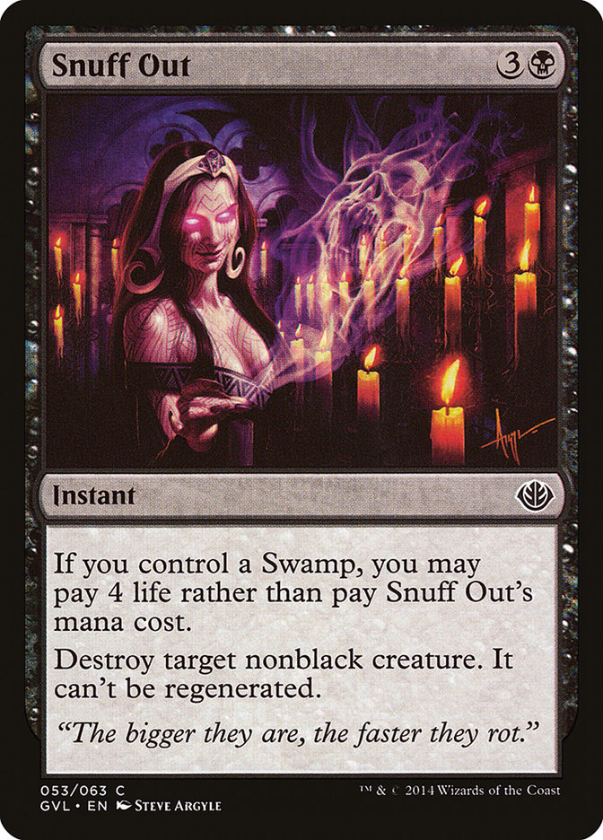 Snuff Out (Garruk vs. Liliana) [Duel Decks Anthology] 