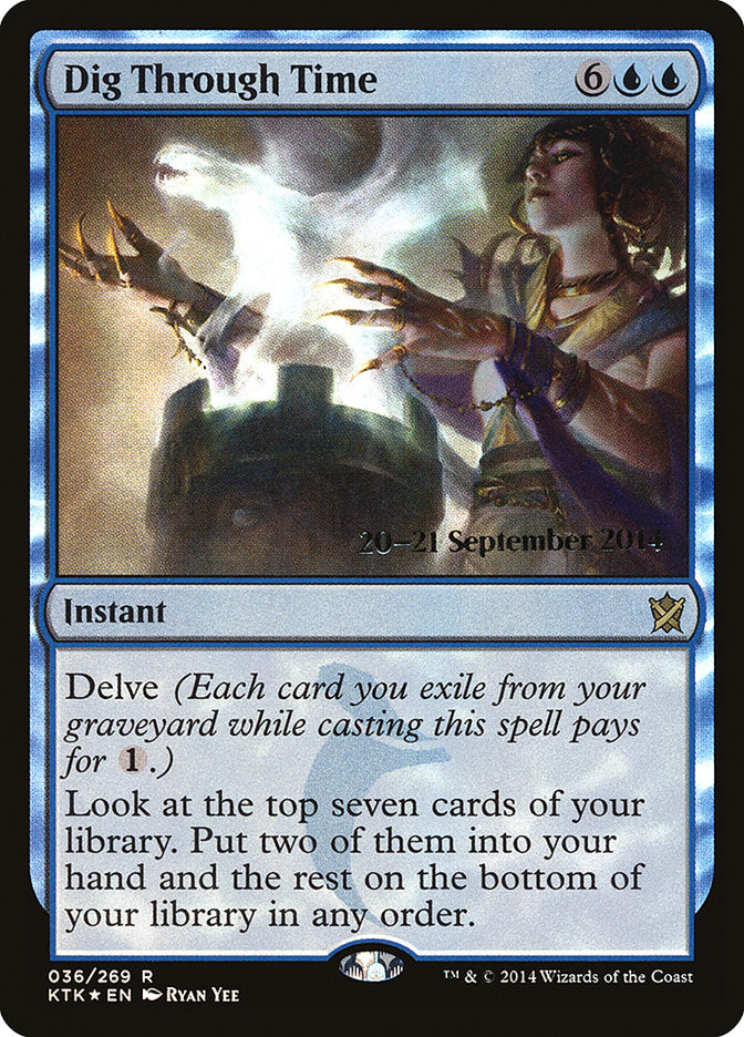 Dig Through Time [Khans of Tarkir Prerelease Promos] 