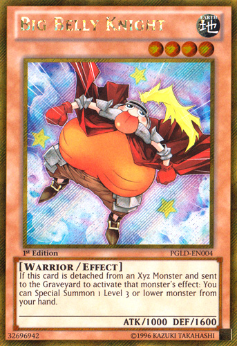 Big Belly Knight [PGLD-EN004] Gold Secret Rare 