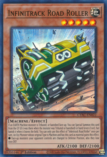 Infinitrack Road Roller [CYAC-EN022] Ultra Rare 
