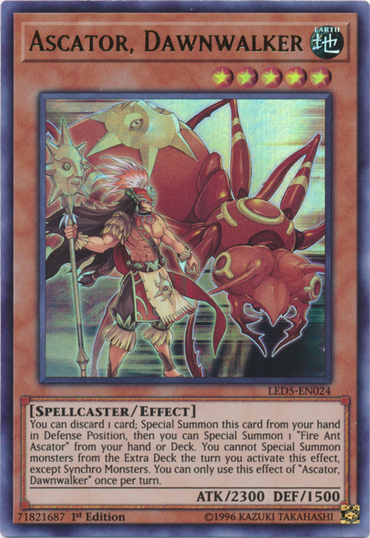 Ascator, Dawnwalker [LED5-EN024] Ultra Rare 
