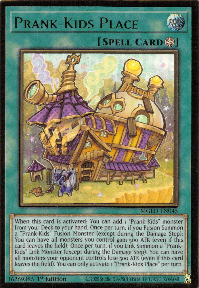 Prank-Kids Place [MGED-EN045] Gold Rare 