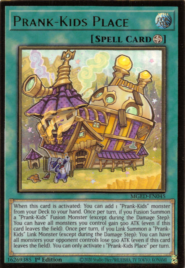 Prank-Kids Place [MGED-EN045] Gold Rare 