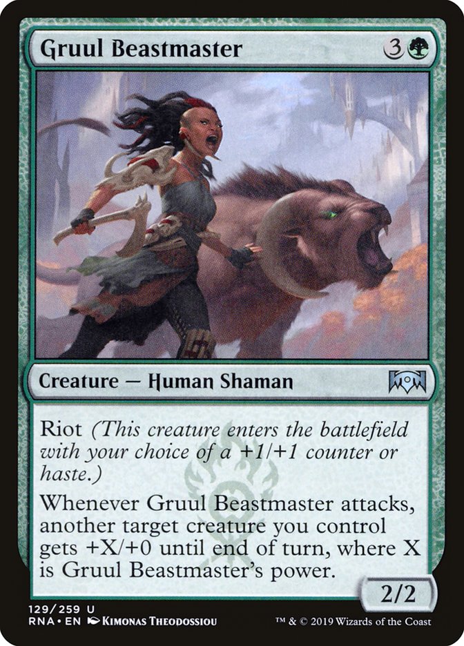 Gruul Beastmaster [Ravnica Allegiance] 